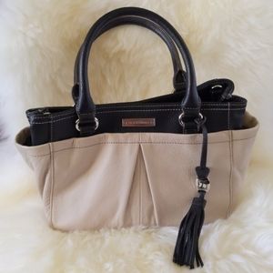 Tignanello Mushroom & Black Purse